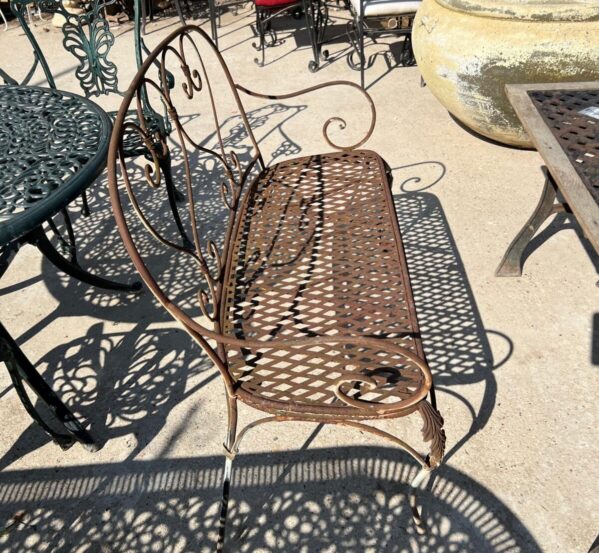 Vintage Heart Garden Bench